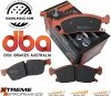 Przednie klocki XTREME PERFORMANCE + tarcze hamulcowe 350mm DBA seria 4000 T3 Jeep Grand Cherokee 2011-